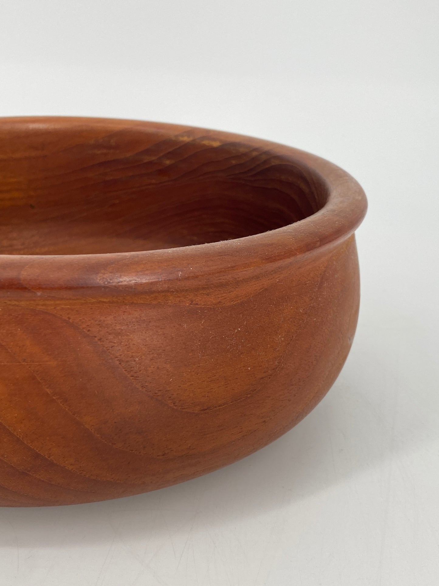 Schüssel und Salatbesteck aus Teak, 60er 70er