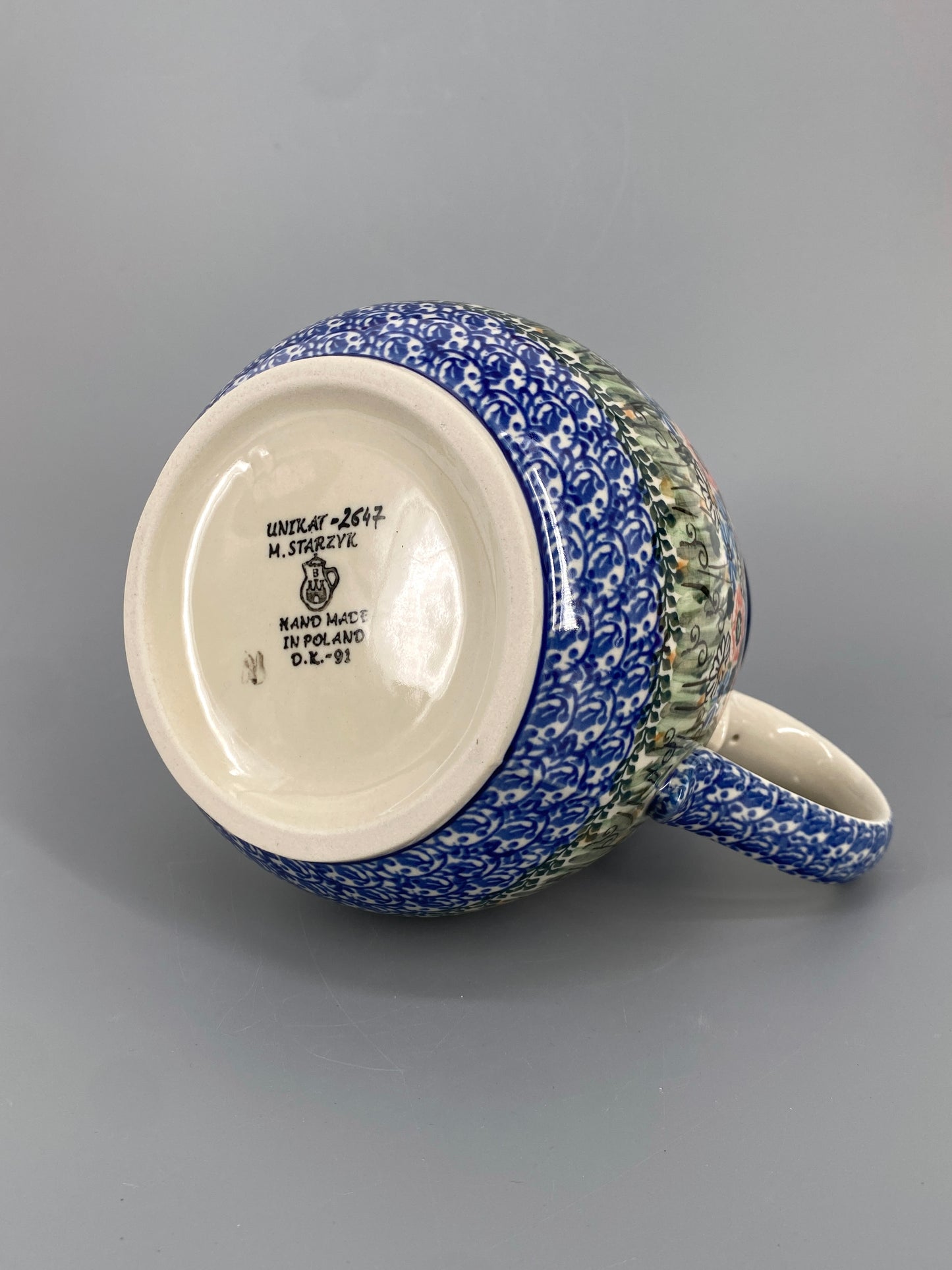Krug von M. Starzyk für Bunzlauer Keramik, Unikat 2647, Polen