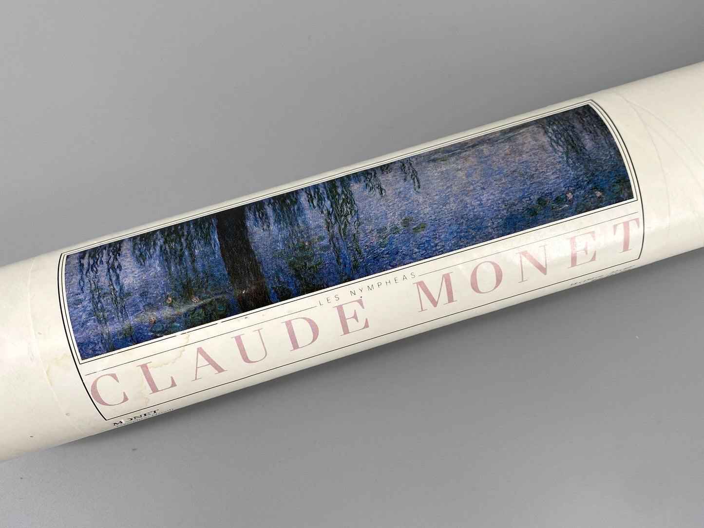 Großes Poster mit einem Gemälde von Claude Monet aus dem Zyklus "Nymphéas" (Seerosen), Edition Hautecœur von 1989