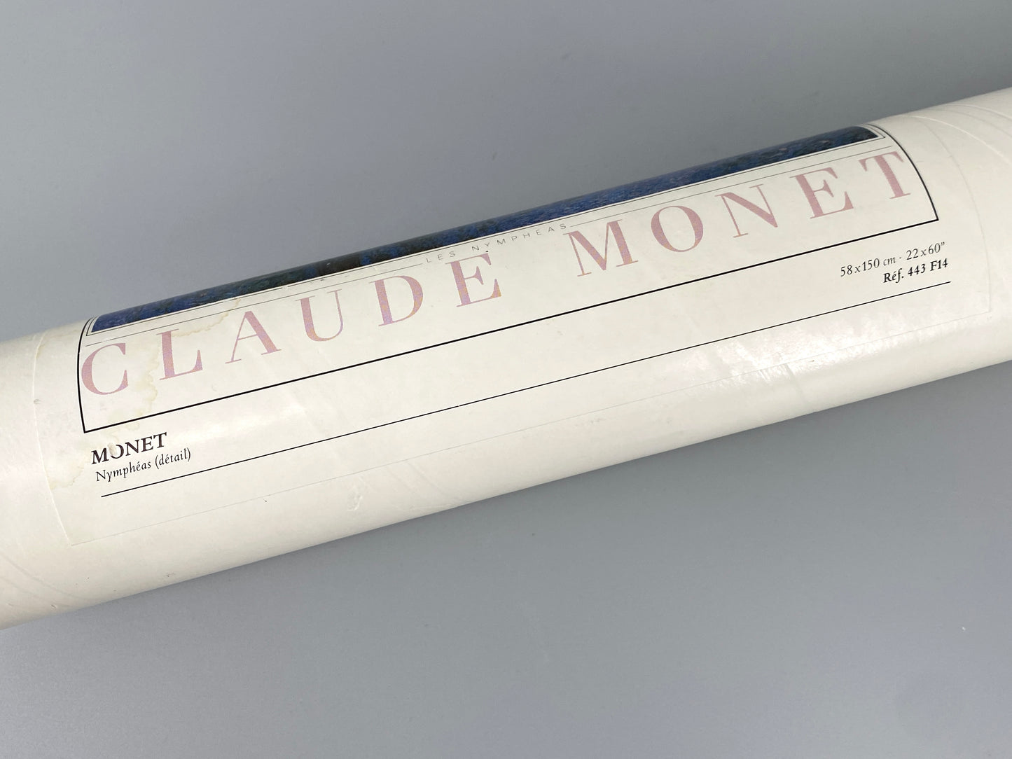 Großes Poster mit einem Gemälde von Claude Monet aus dem Zyklus "Nymphéas" (Seerosen), Edition Hautecœur von 1989