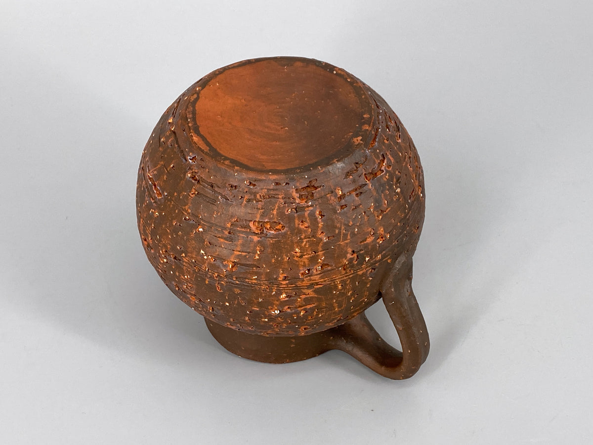strukturierter Studiokeramik Krug / Vase, 1950er