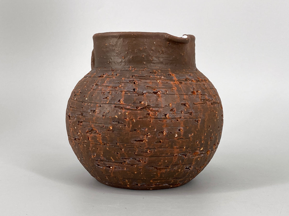 strukturierter Studiokeramik Krug / Vase, 1950er