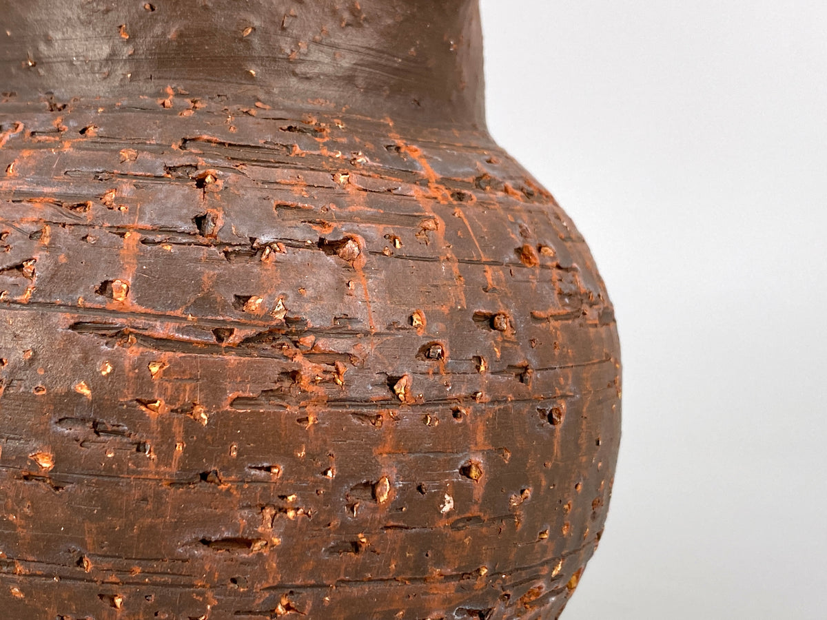 strukturierter Studiokeramik Krug / Vase, 1950er