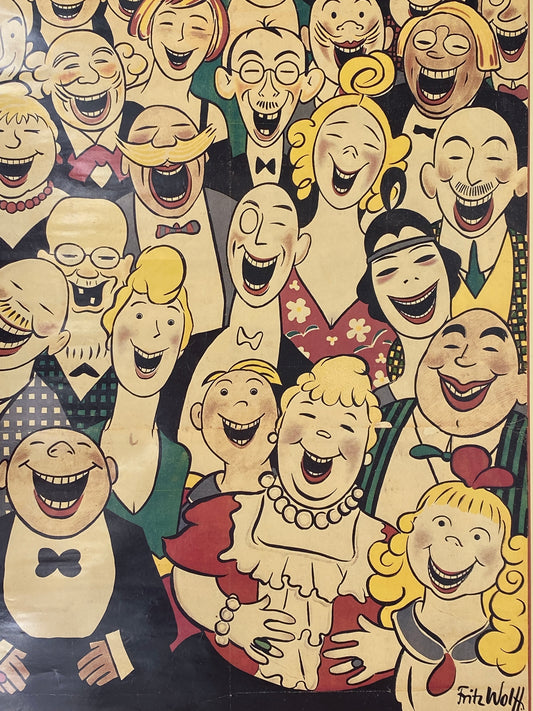 Werbeplakat für das Varieté Wintergarten in Berlin, 1992