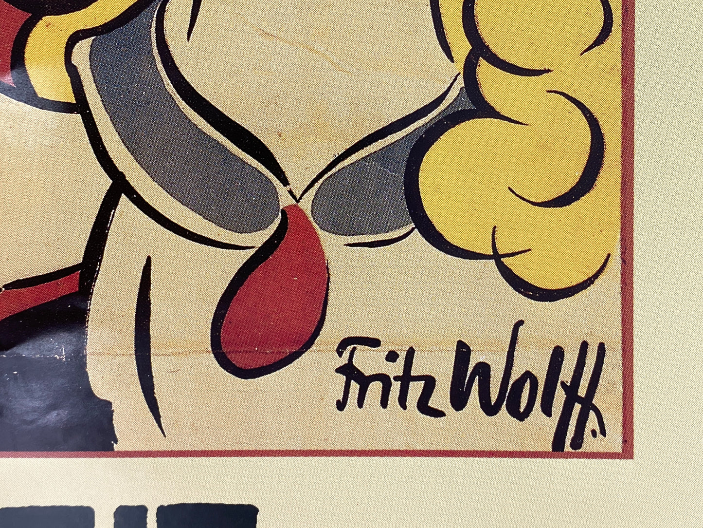 Werbeplakat für das Varieté Wintergarten in Berlin, 1992