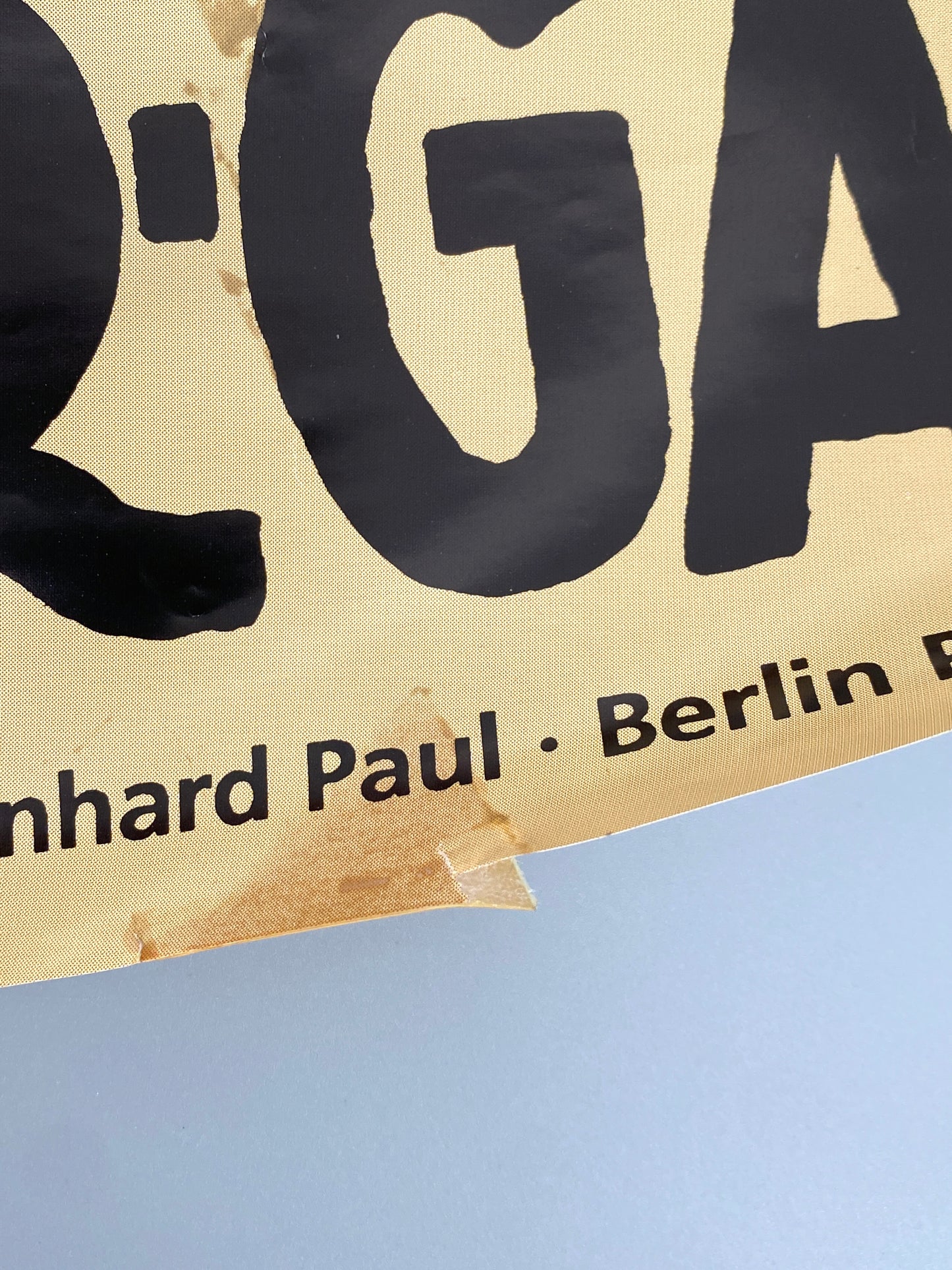 Werbeplakat für das Varieté Wintergarten in Berlin, 1992