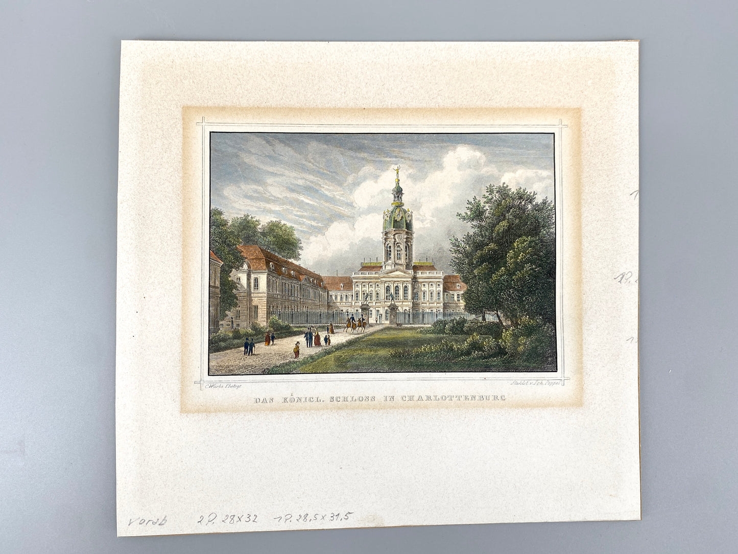 Sammlung Stahlstich Berlin 5x koloriert