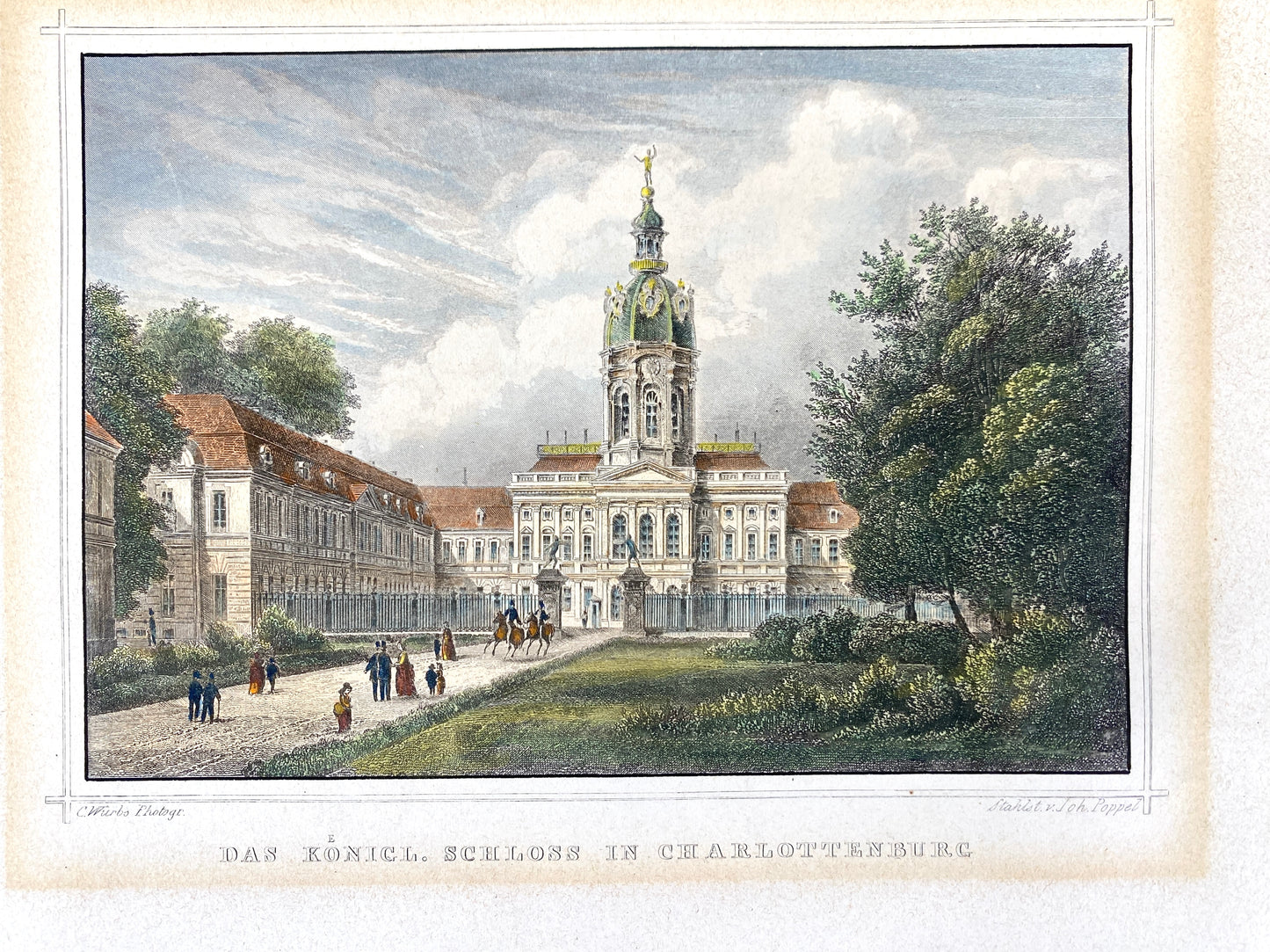 Sammlung Stahlstich Berlin 5x koloriert