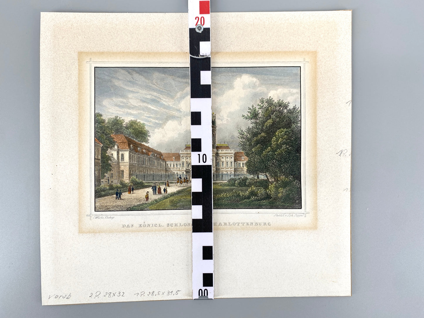 5x Sammlung von Stahlstichen Berlin, ua. Gendarmenmarkt, Schloss/Spree..