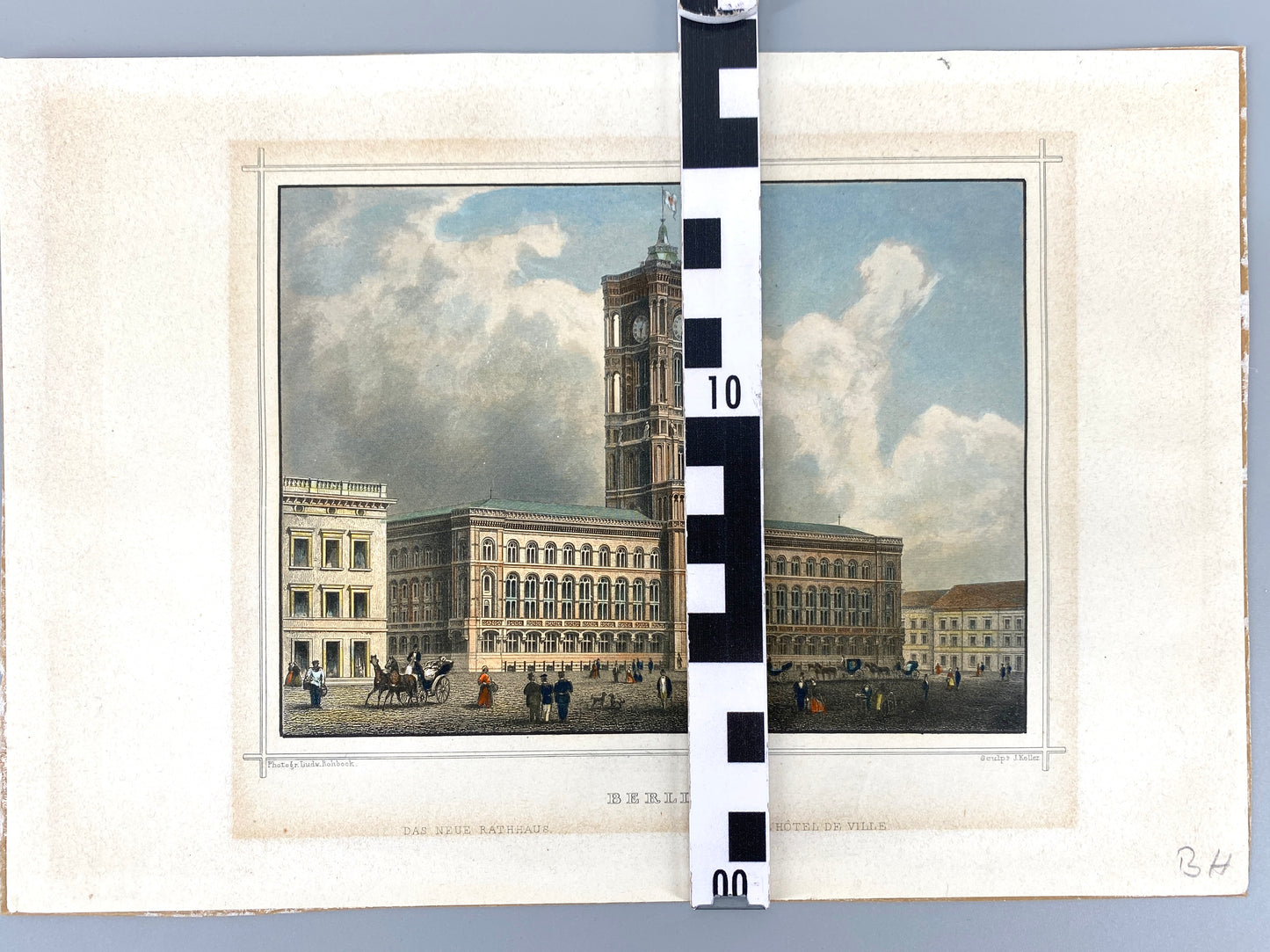 5x Sammlung von Stahlstichen Berlin, ua. Gendarmenmarkt, Schloss/Spree..