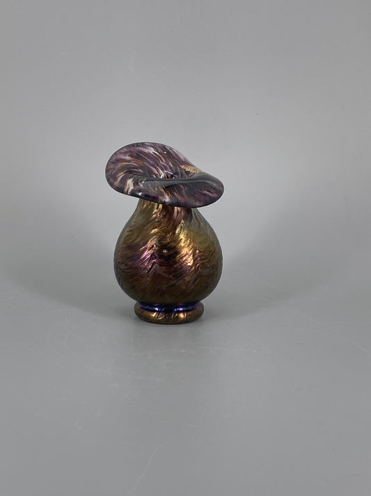 Glas Vase von Joska Studio Design, Irisierend, Deutschland, 70er