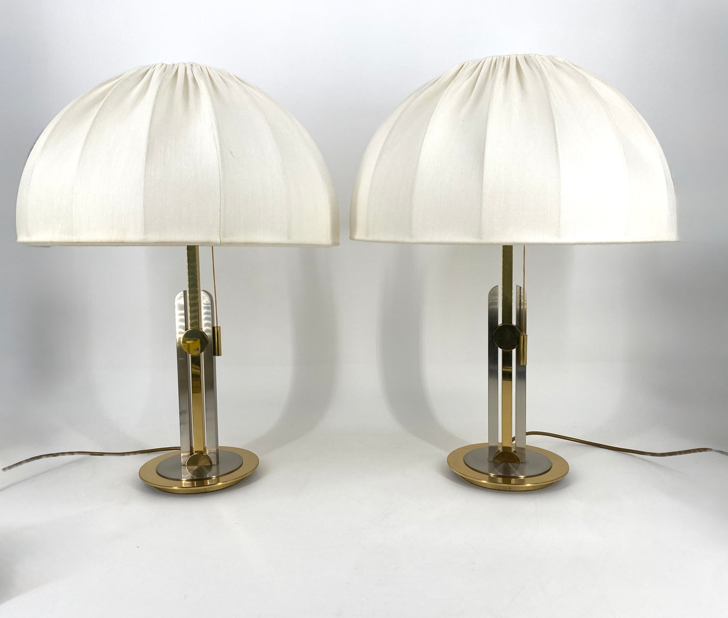 Ein Paar Tischlampen im Hollywood Regency Stil, Deutschland 1970er Jahre