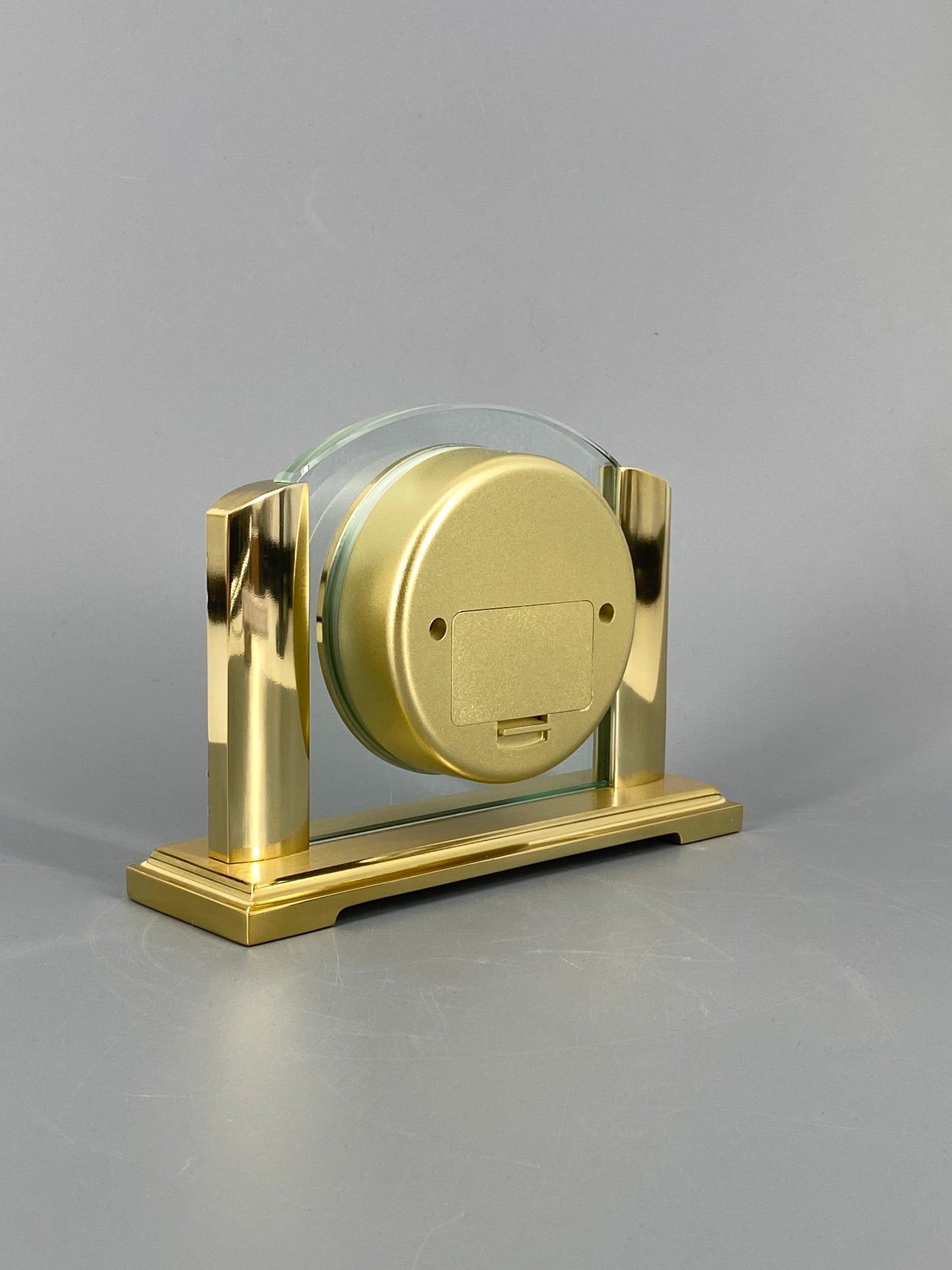 goldene Tischuhr von AMS, Modell 5143