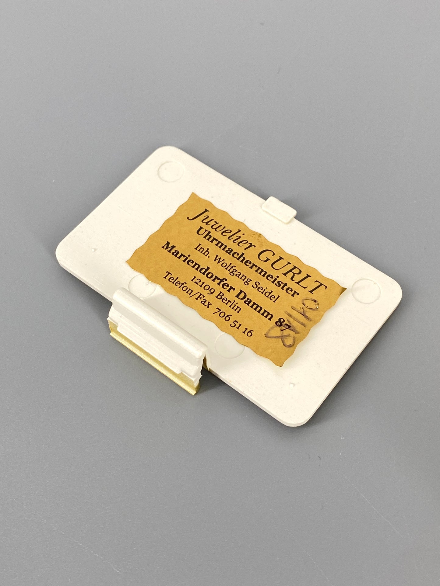 goldene Tischuhr von AMS, Modell 5143