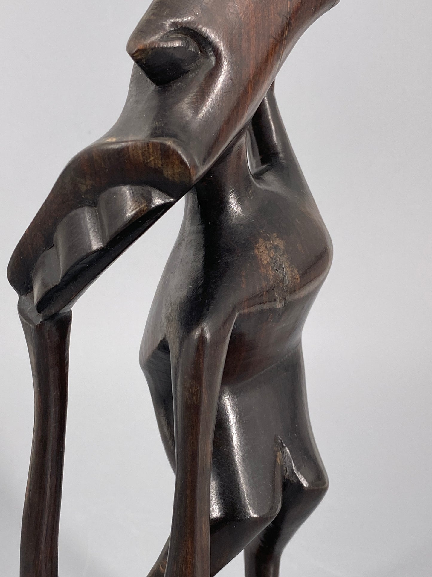 Makonde Schnitzerei-Figur aus Ebenholz, Ostafrika