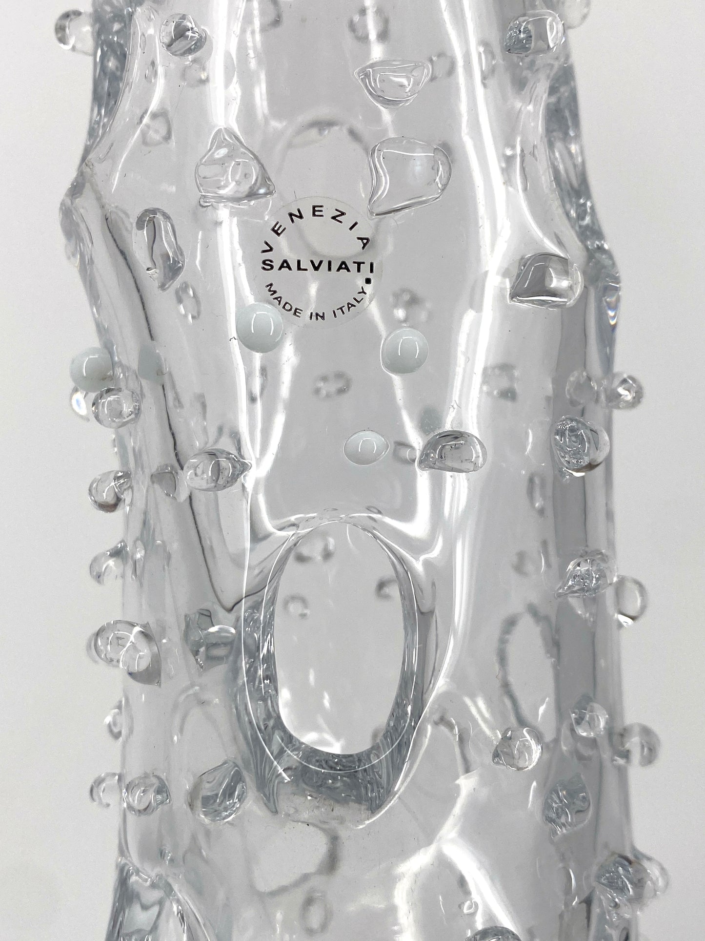 Signierte und nummerierte Glasskulptur / Glasvase "I am a Vase" von Ingo Maurer für Salviati, 2001