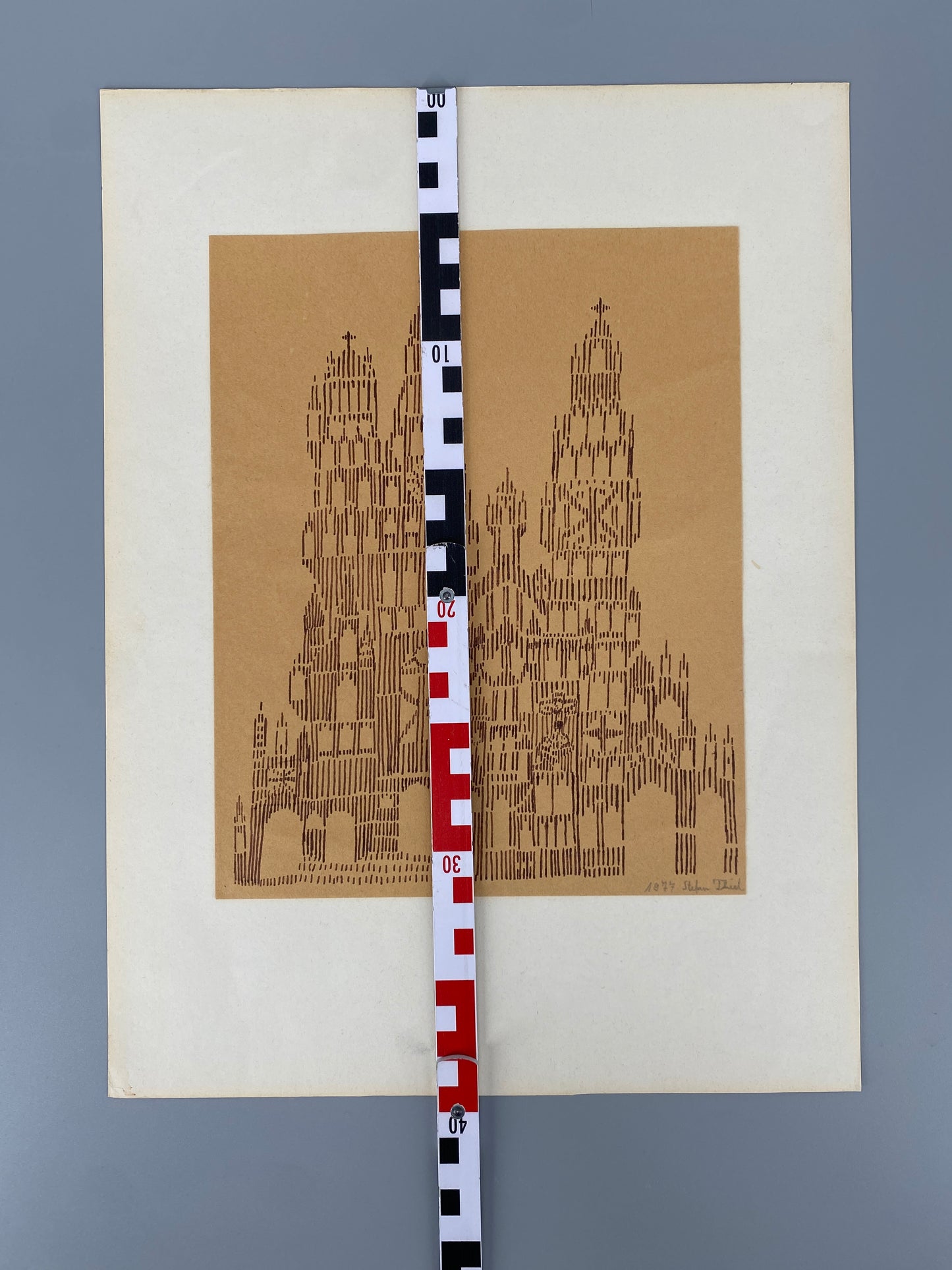 Algorhytmische Grafik von Stefan Thiel, Konzeptkunst
