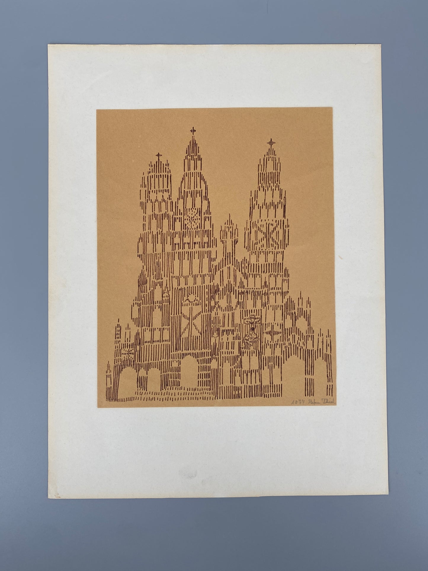 Algorhytmische Grafik von Stefan Thiel, Konzeptkunst