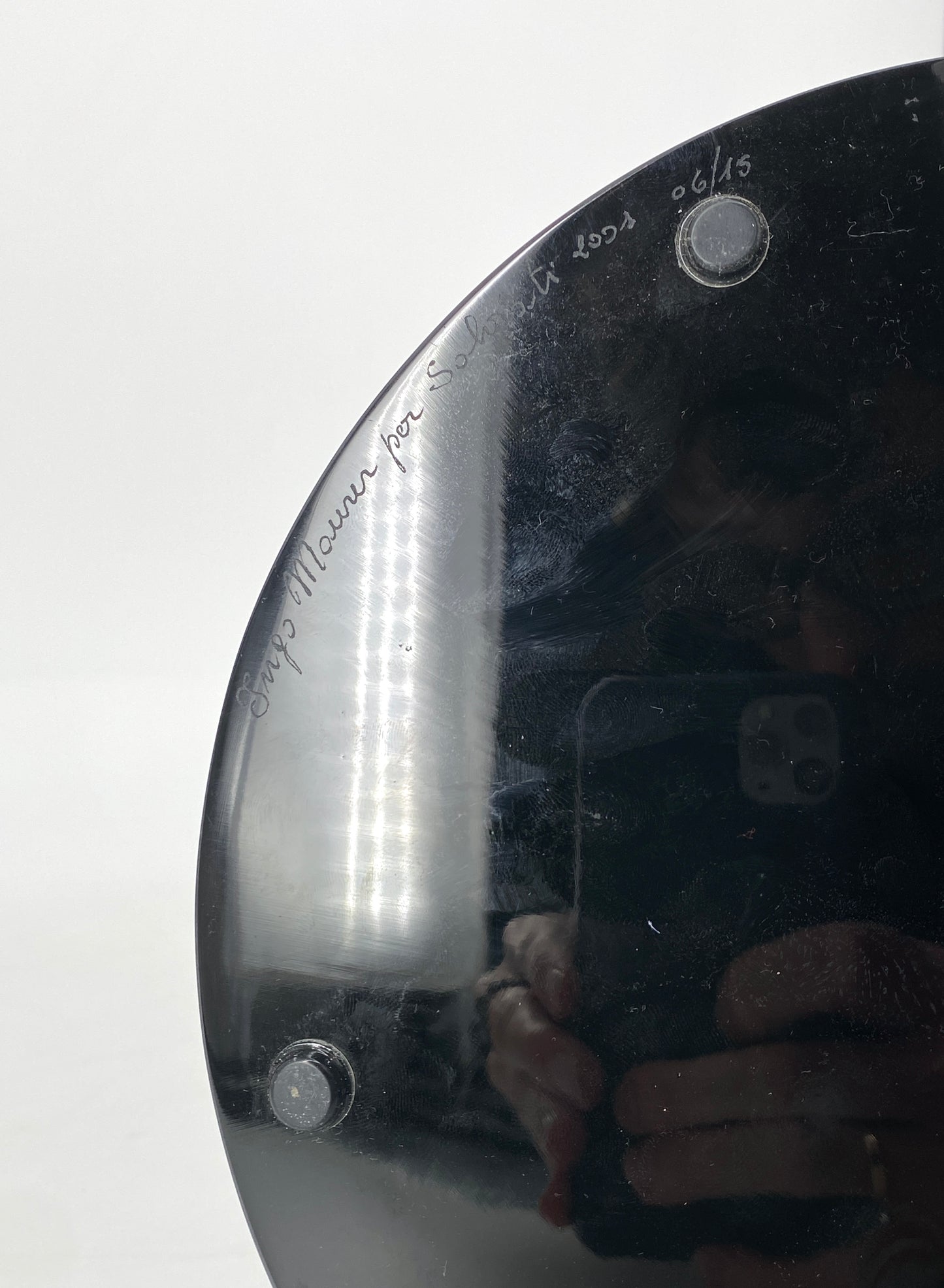 Signierte und nummerierte Glasskulptur / Glasvase "I am a Vase" von Ingo Maurer für Salviati, 2001