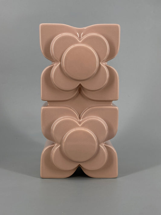 Keramikvase in Rosa von Orla Kiely in Originalverpackung, 2018