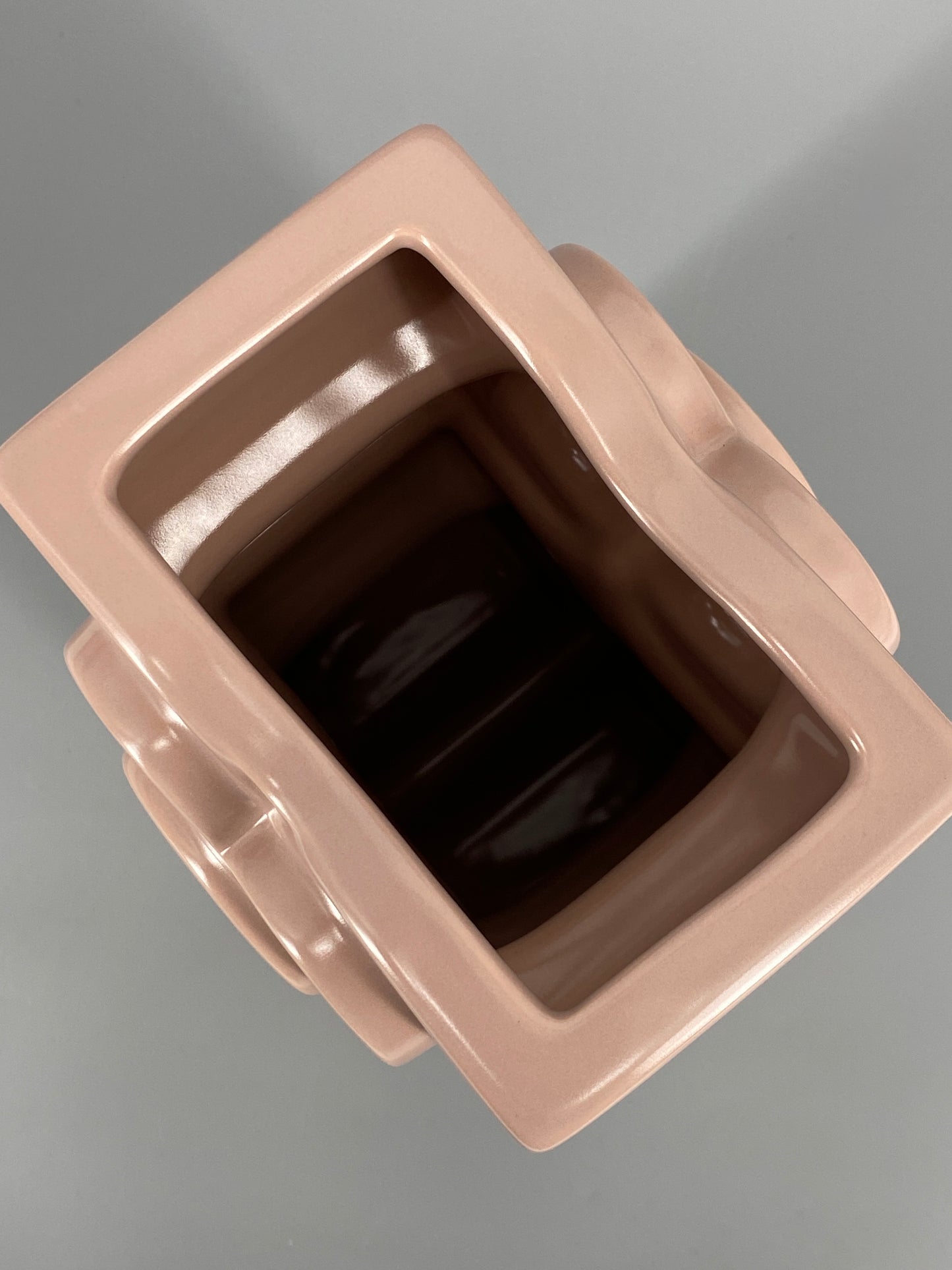 Keramikvase in Rosa von Orla Kiely in Originalverpackung, 2018