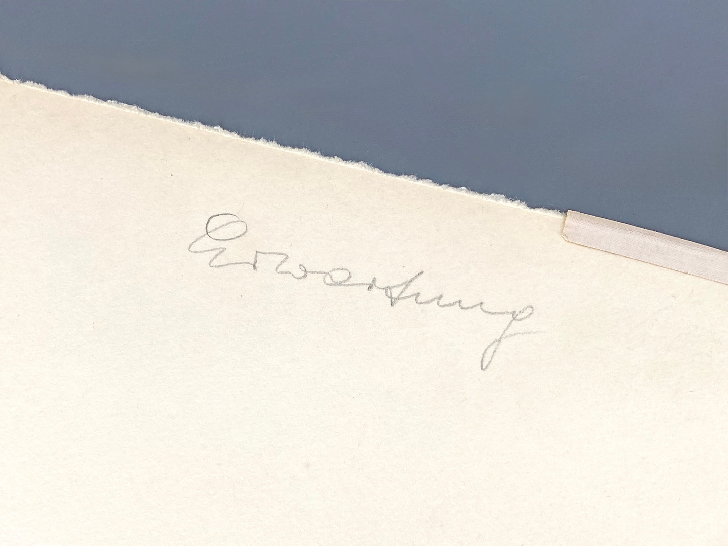 Signierte, sürrealistische Radierung "Erwartung" von Wolfgang Rabl