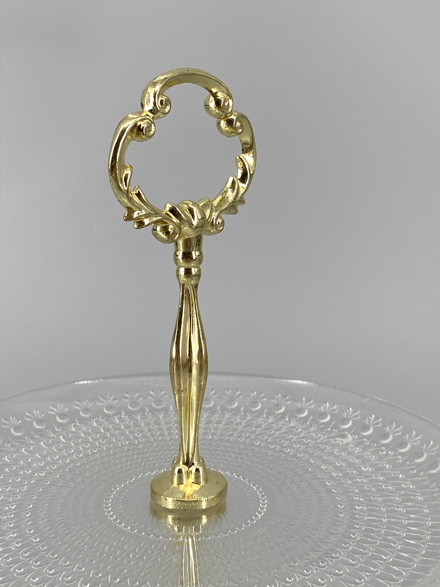 Etagere, 2 Stöckig aus Glas, Finnland, 1970er
