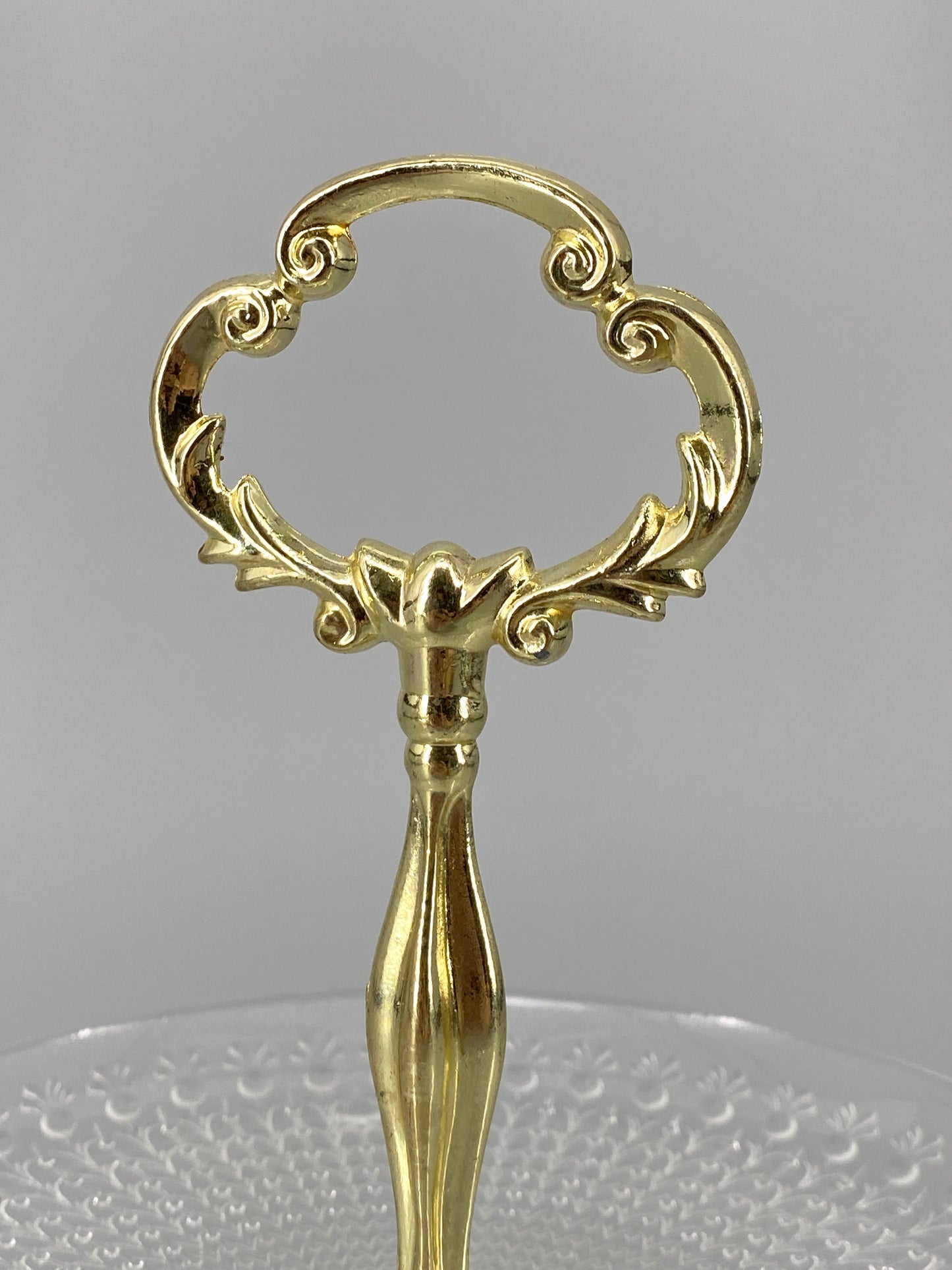 Etagere, 2 Stöckig aus Glas, Finnland, 1970er