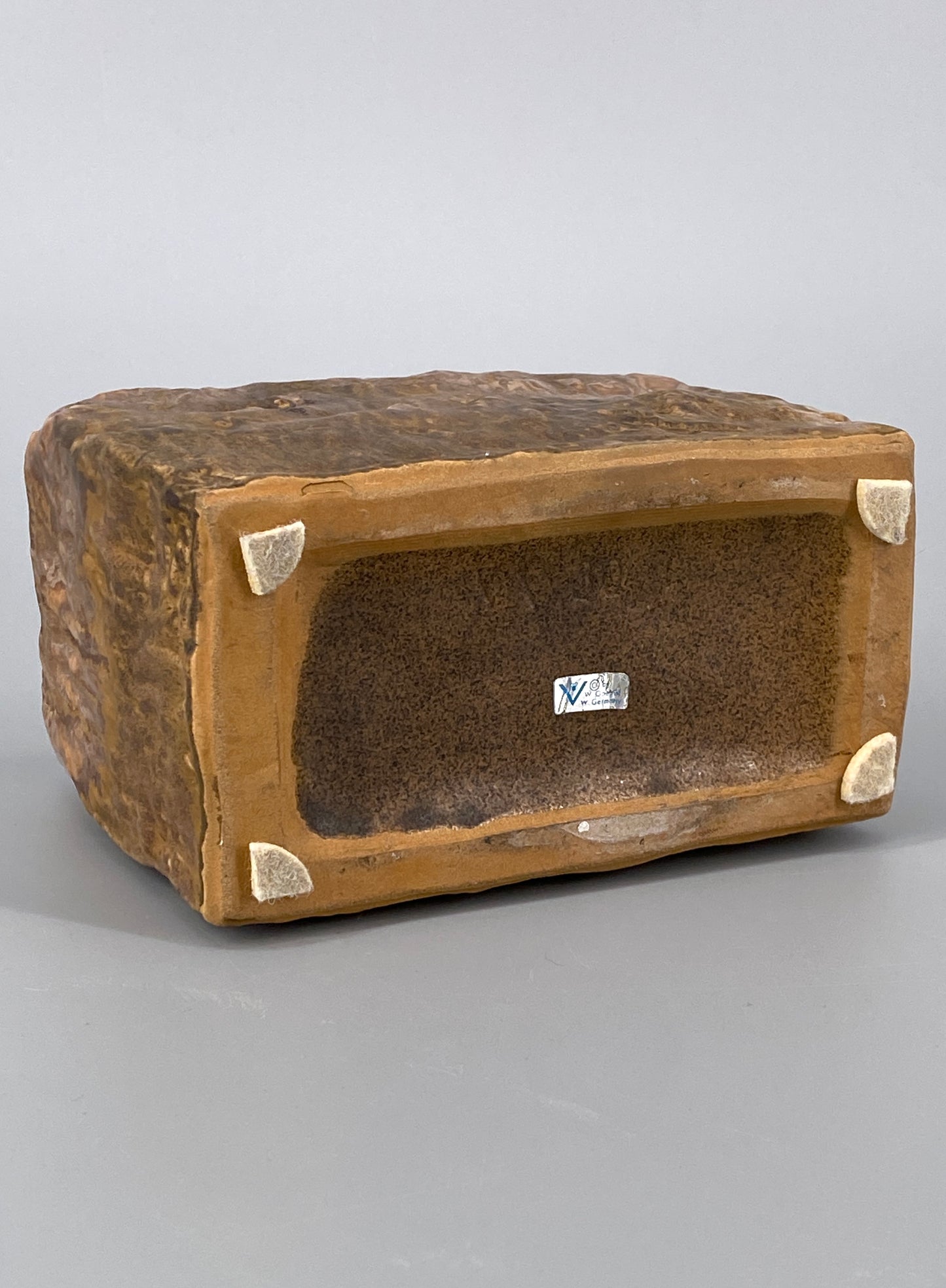 Studiokeramik Vase von W. Goebel, Fat Lava Glasur, West-Deutschland, 1967