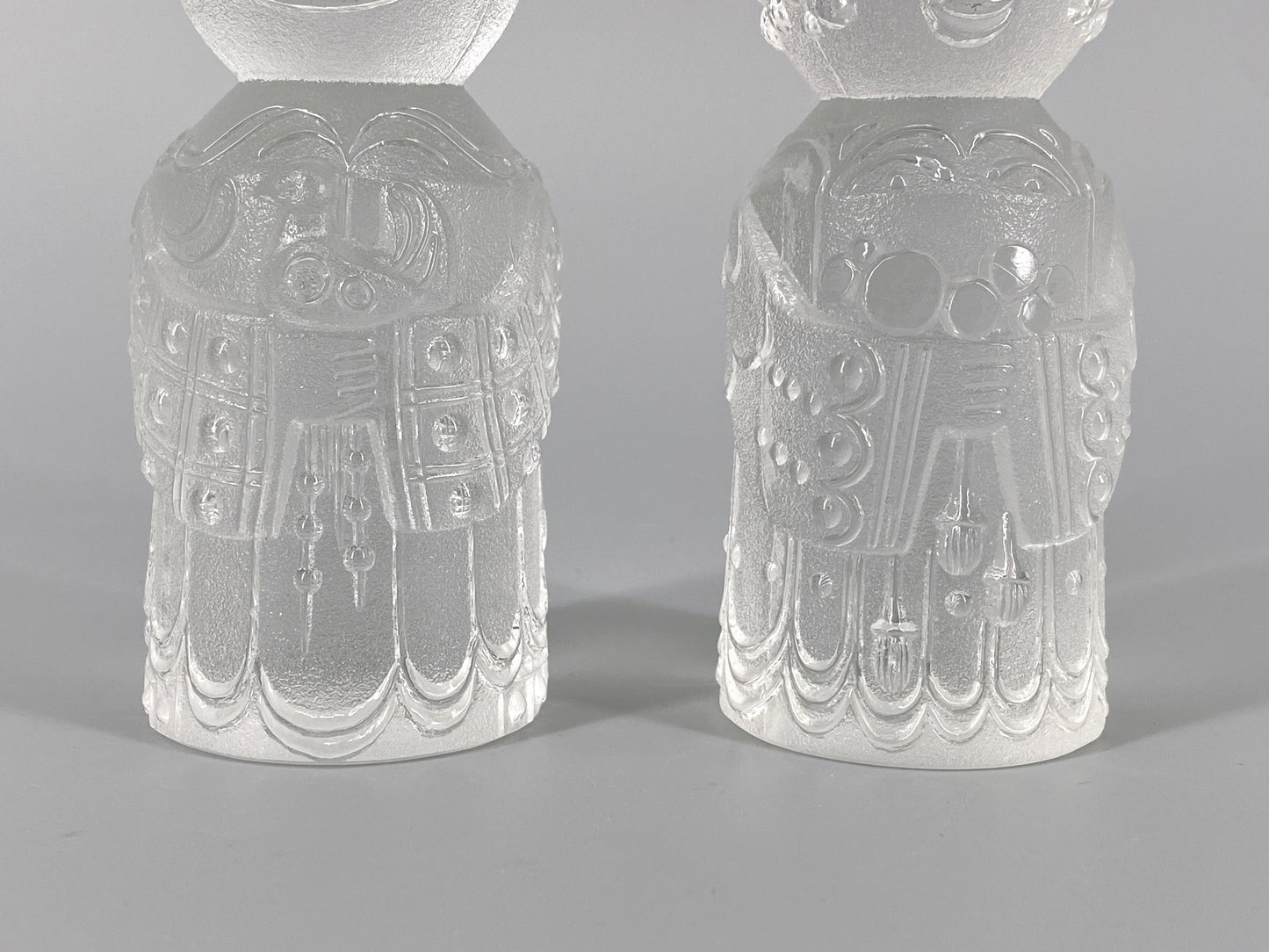 2 Kerzenhalter der "Heiligen 3 Könige" von Bjørn Wiinblad für Rosenthal, Deutschland, 1960er