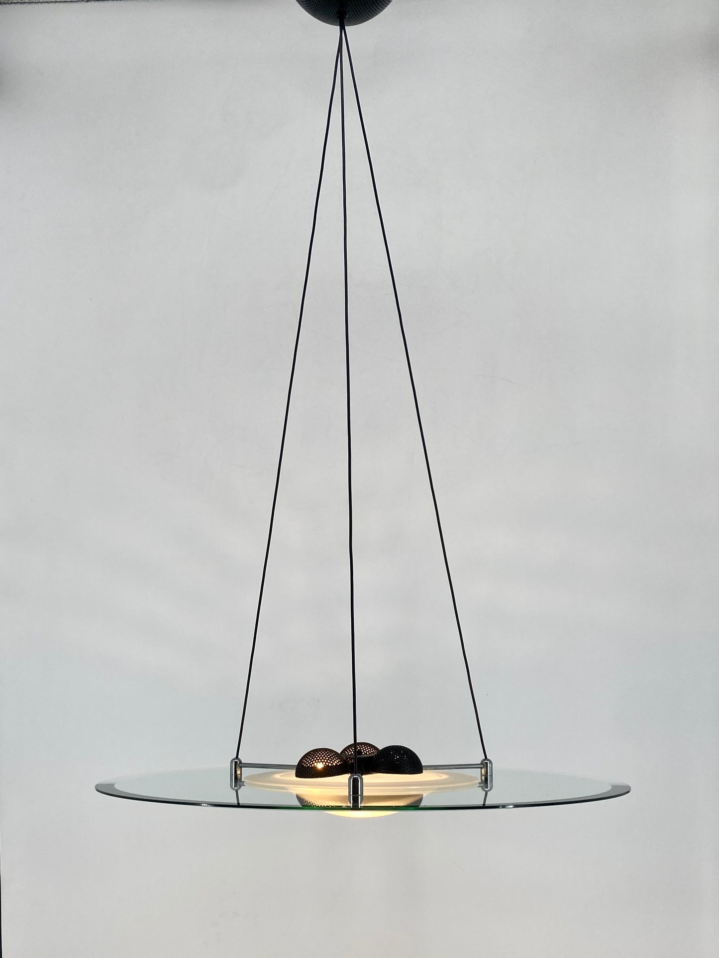 Deckenlampe von Fabio Di Bartolomei für Bieffeplast, Italien, 1980er