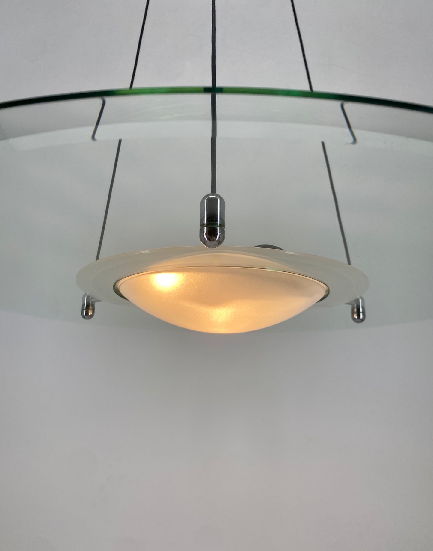 Deckenlampe von Fabio Di Bartolomei für Bieffeplast, Italien, 1980er