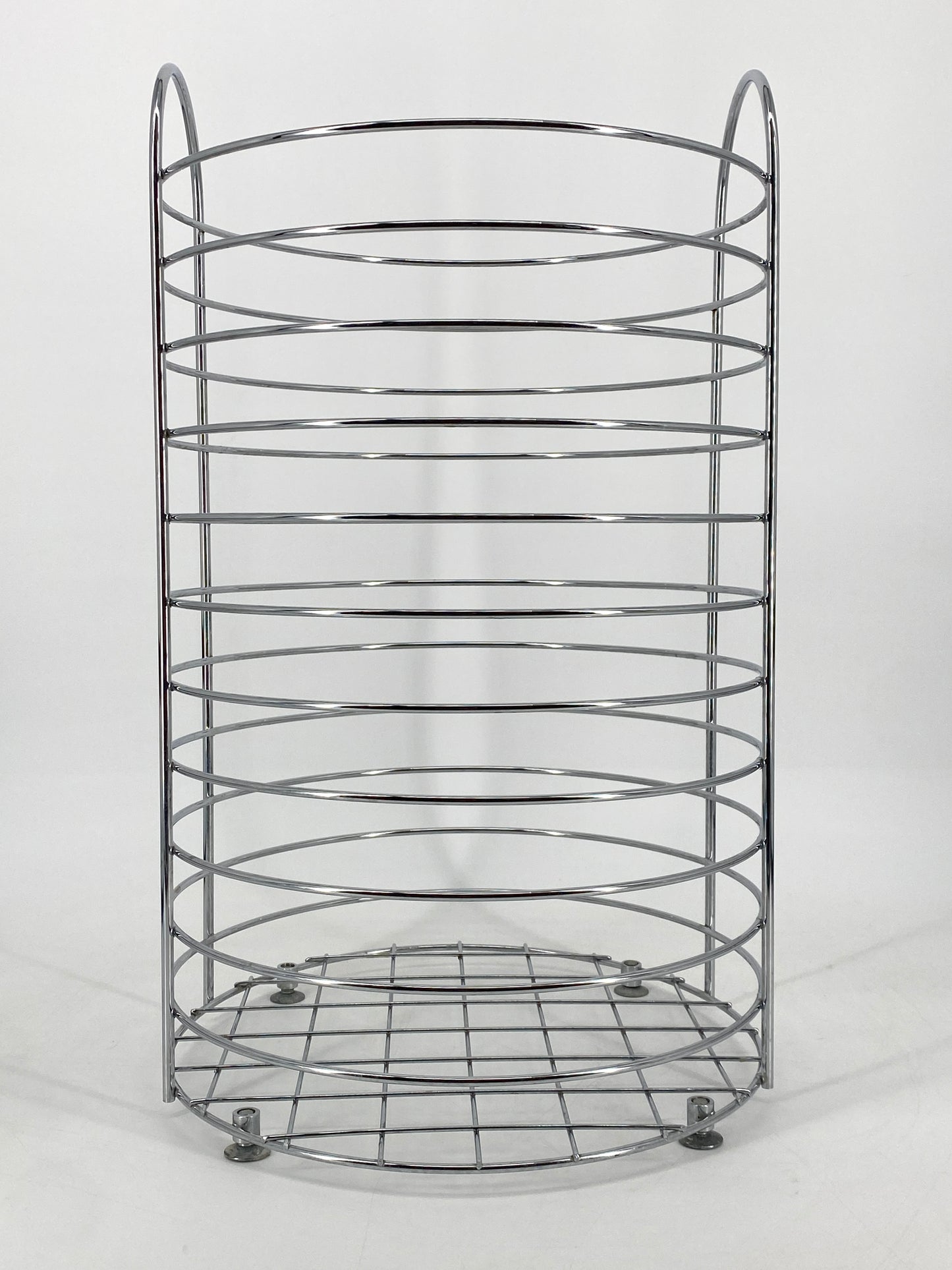 Wäschekorb von BALTON aus der RONDO Serie aus verchromten Metall