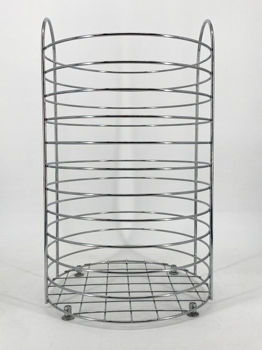 Wäschekorb von BALTON aus der RONDO Serie aus verchromten Metall