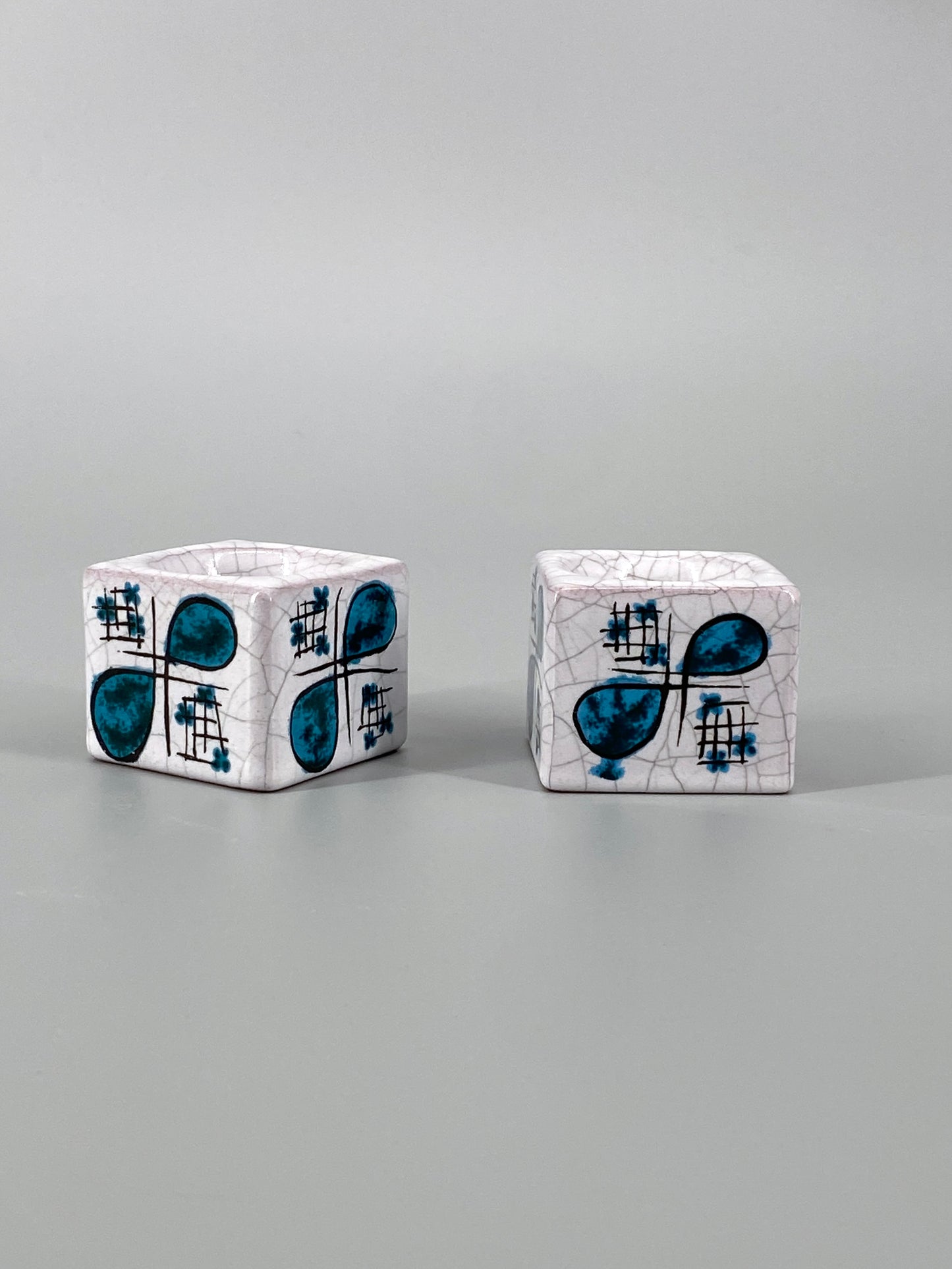 2 Eierbecher von Paul Speck für Karlsruher Majolika, Karlsruhe, 1924