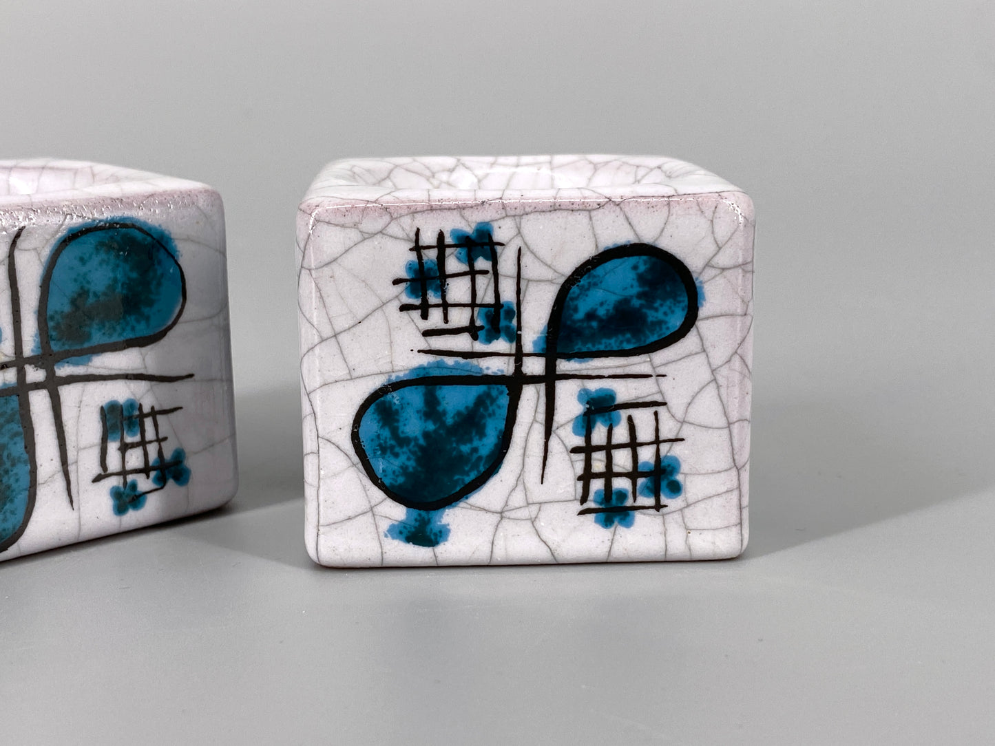 2 Eierbecher von Paul Speck für Karlsruher Majolika, Karlsruhe, 1924