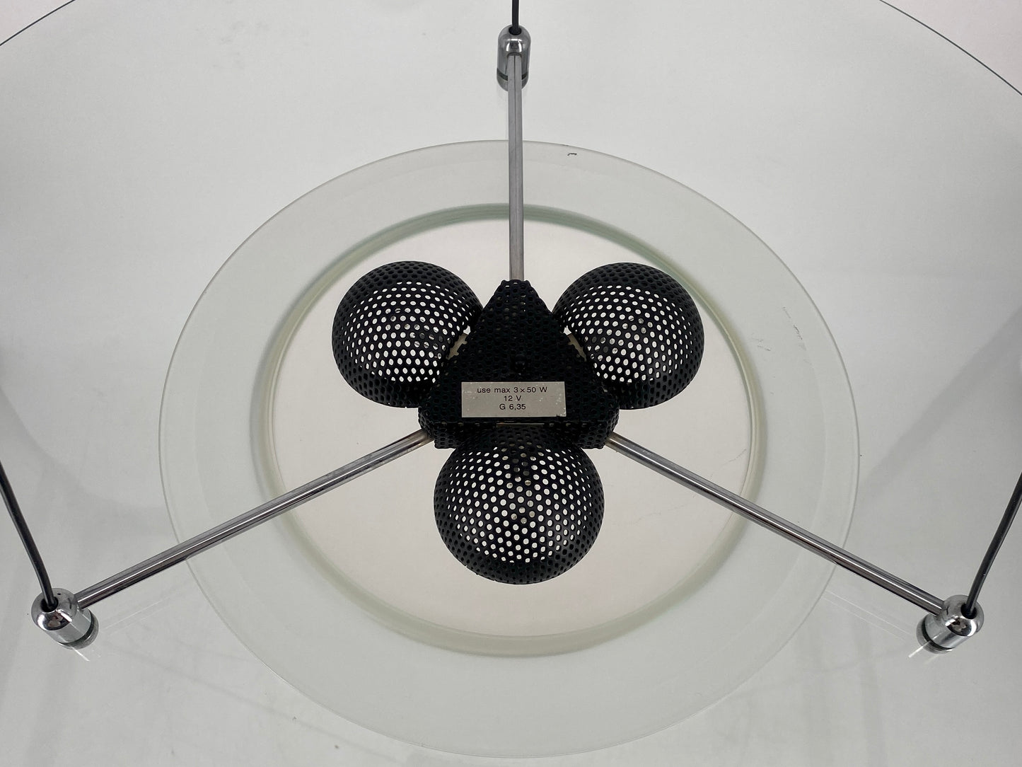 Deckenlampe von Fabio Di Bartolomei für Bieffeplast, Italien, 1980er