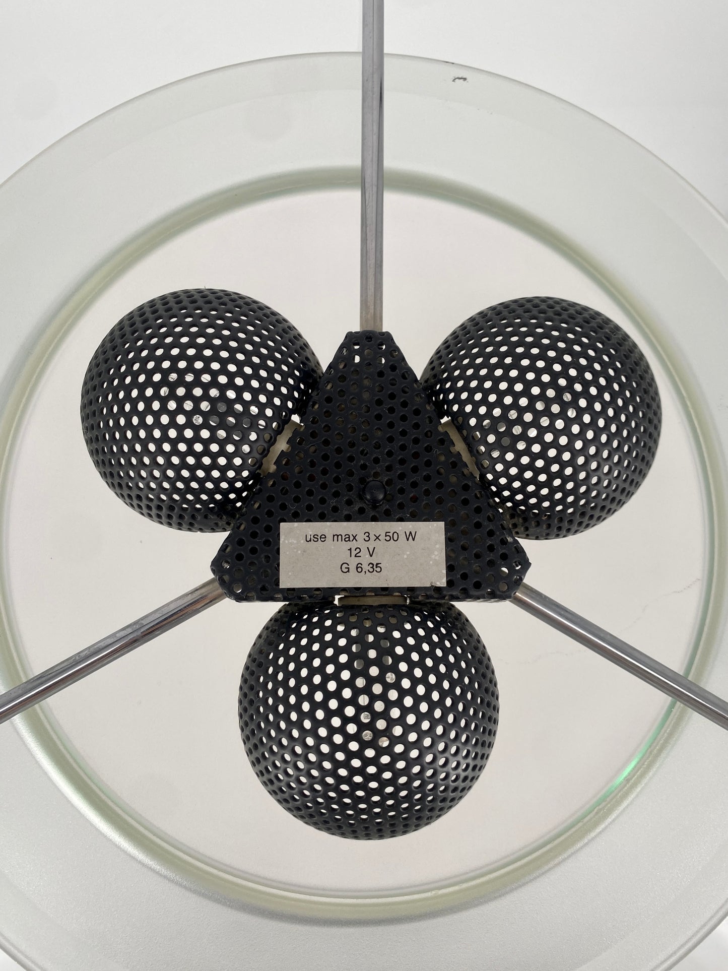 Deckenlampe von Fabio Di Bartolomei für Bieffeplast, Italien, 1980er
