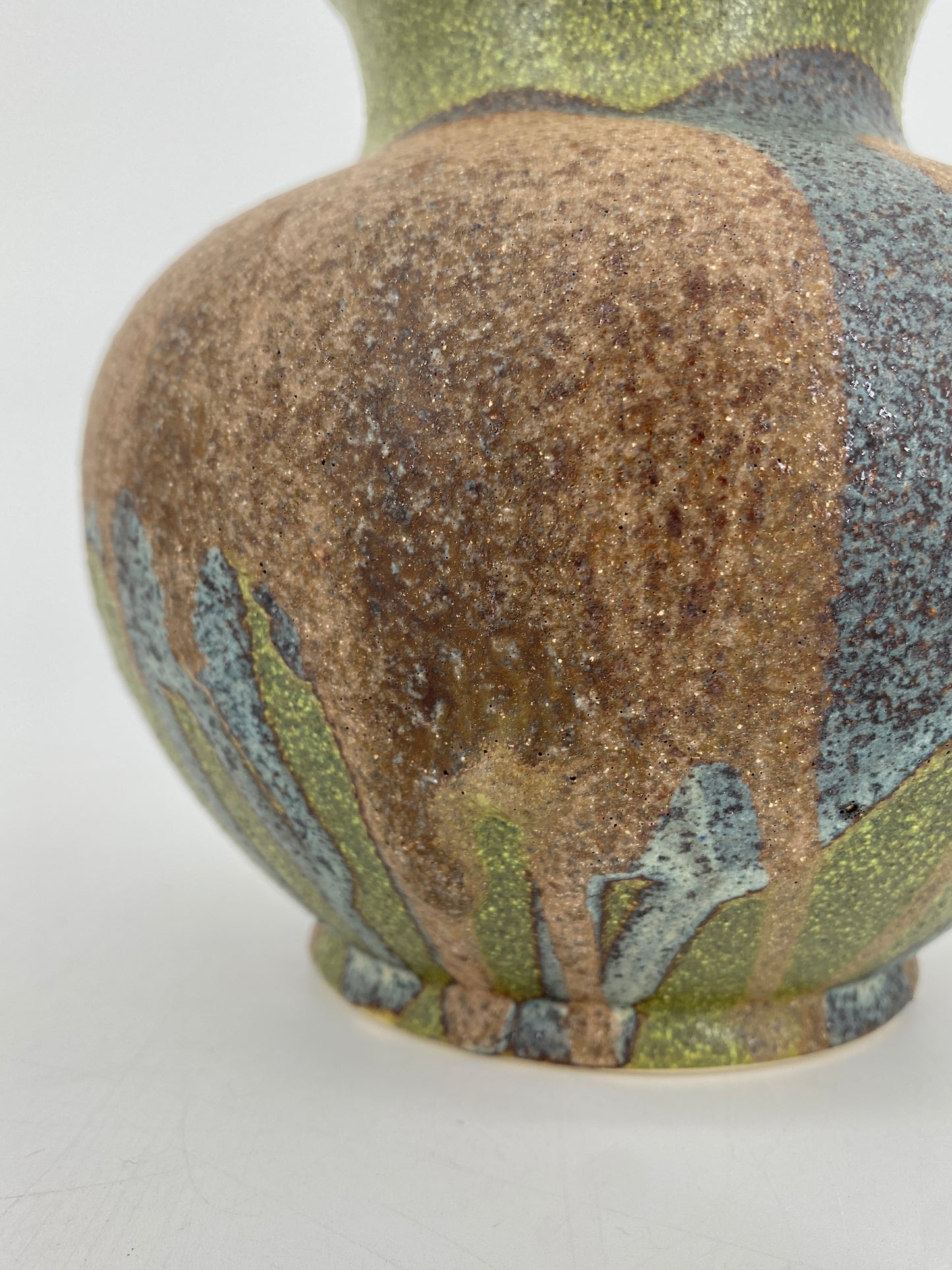 Studiokeramik Vase, West Deutschland 60er 70er