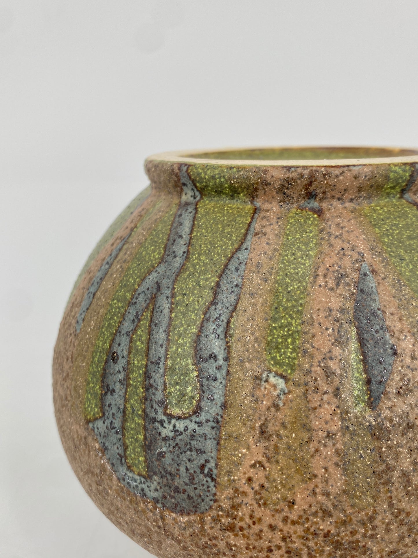 Studiokeramik Vase, West Deutschland 60er 70er