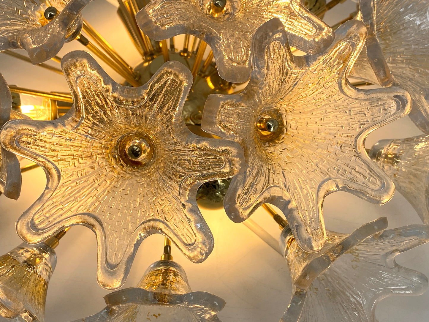 Attraktive Deckenlampe von Paolo Venini für VeArt, Italien um 1960