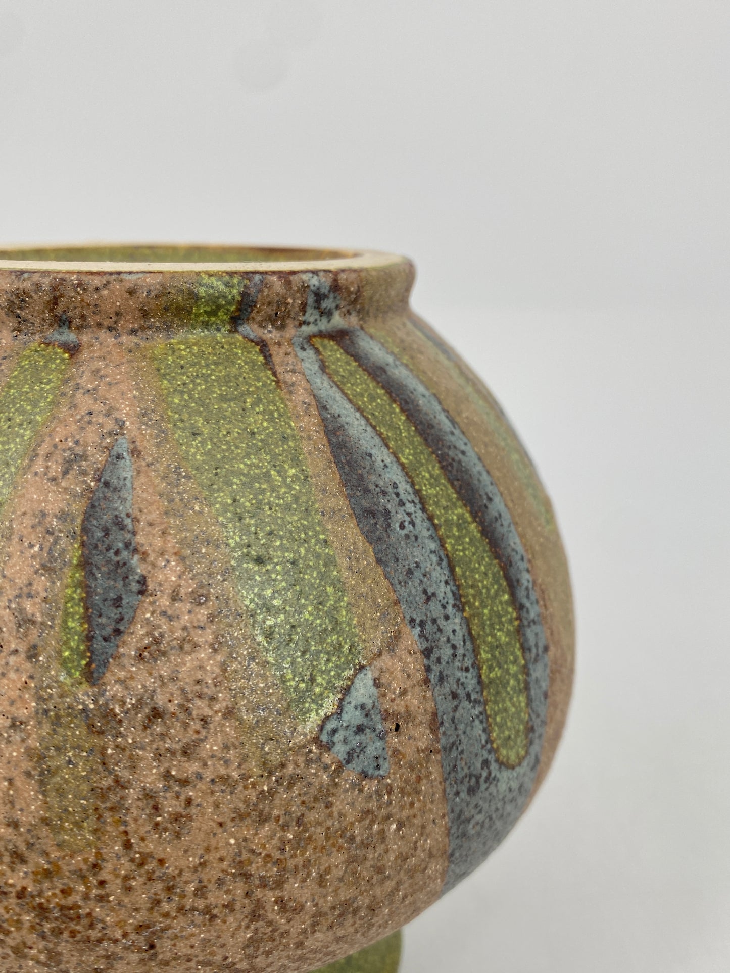 Studiokeramik Vase, West Deutschland 60er 70er
