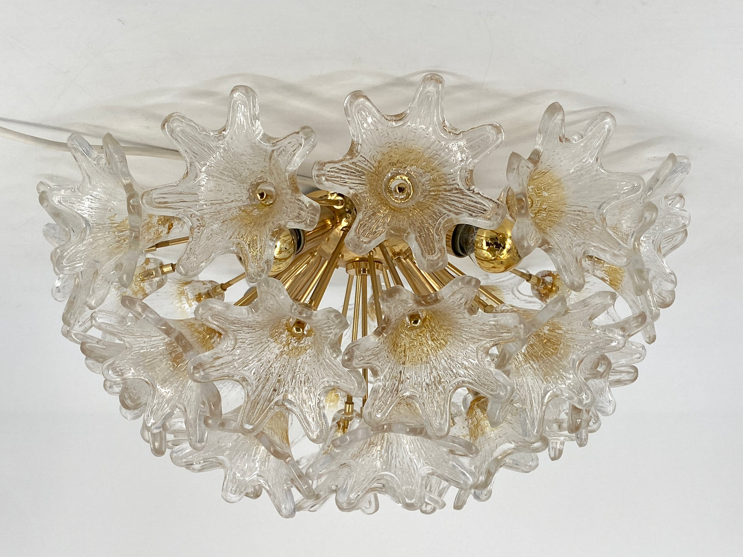 Attraktive Deckenlampe von Paolo Venini für VeArt, Italien um 1960