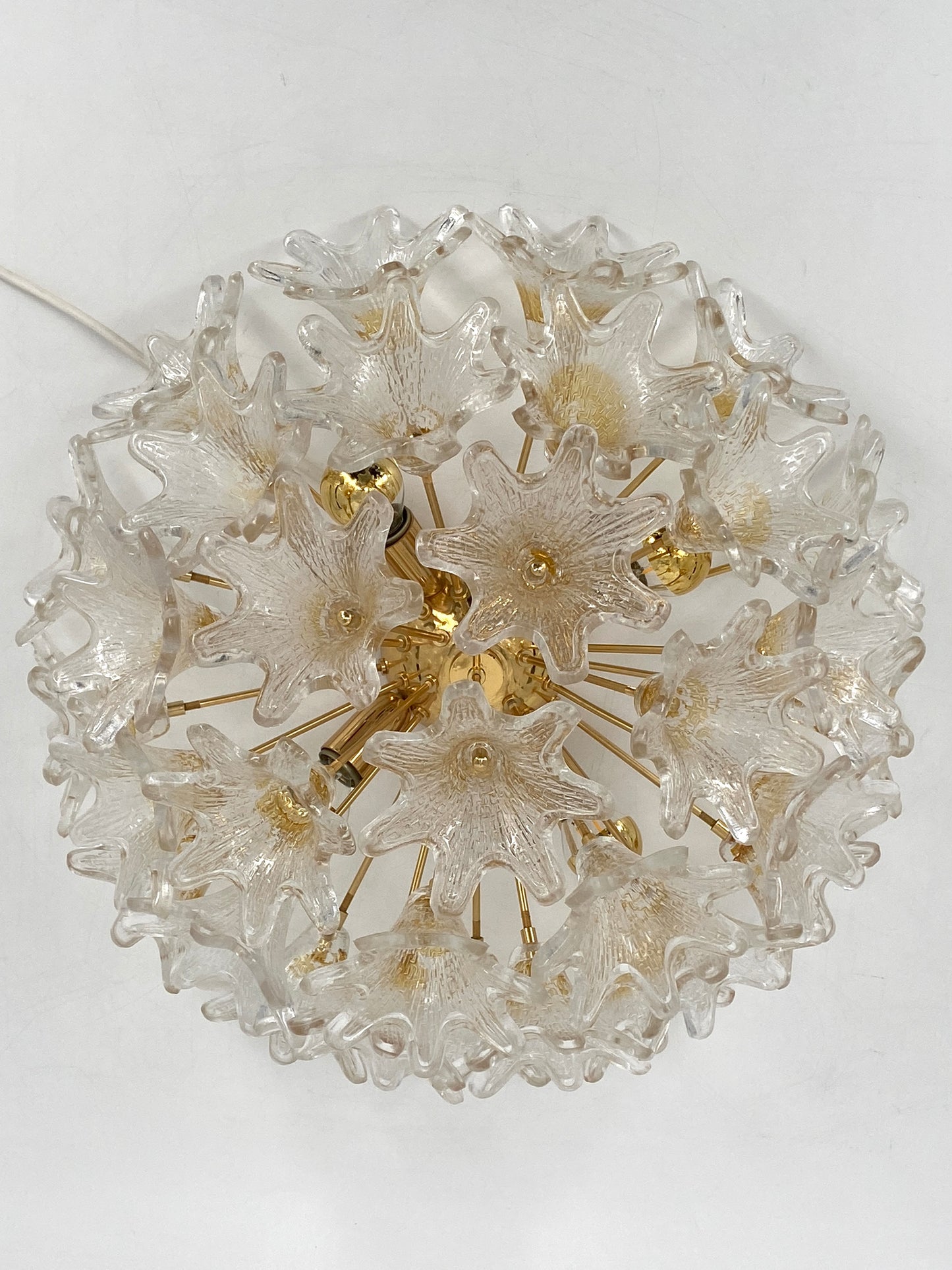Attraktive Deckenlampe von Paolo Venini für VeArt, Italien um 1960