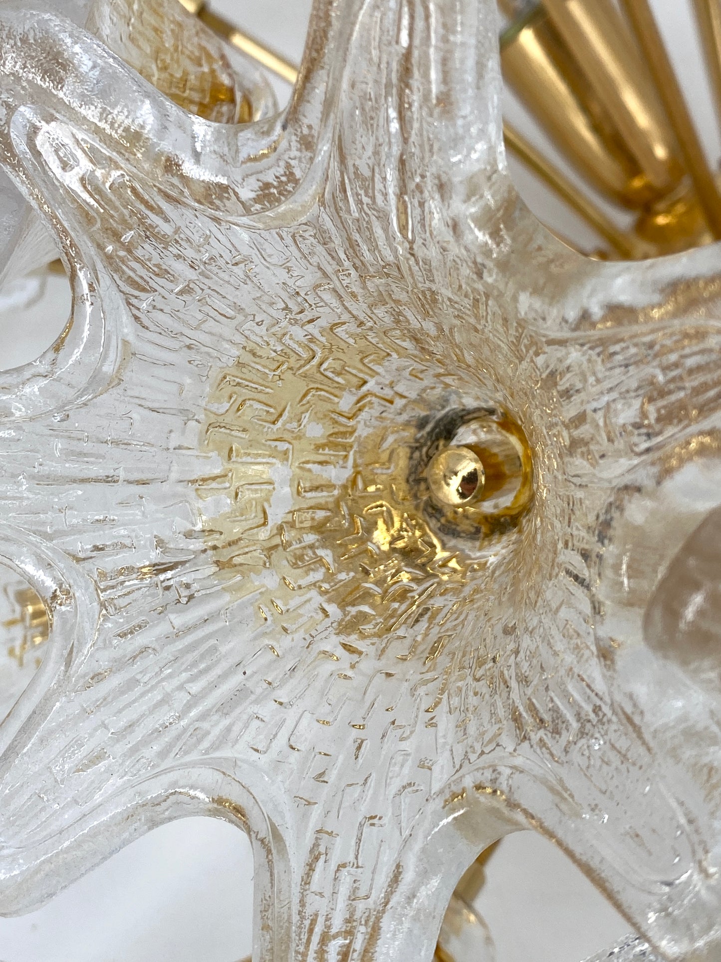 Attraktive Deckenlampe von Paolo Venini für VeArt, Italien um 1960