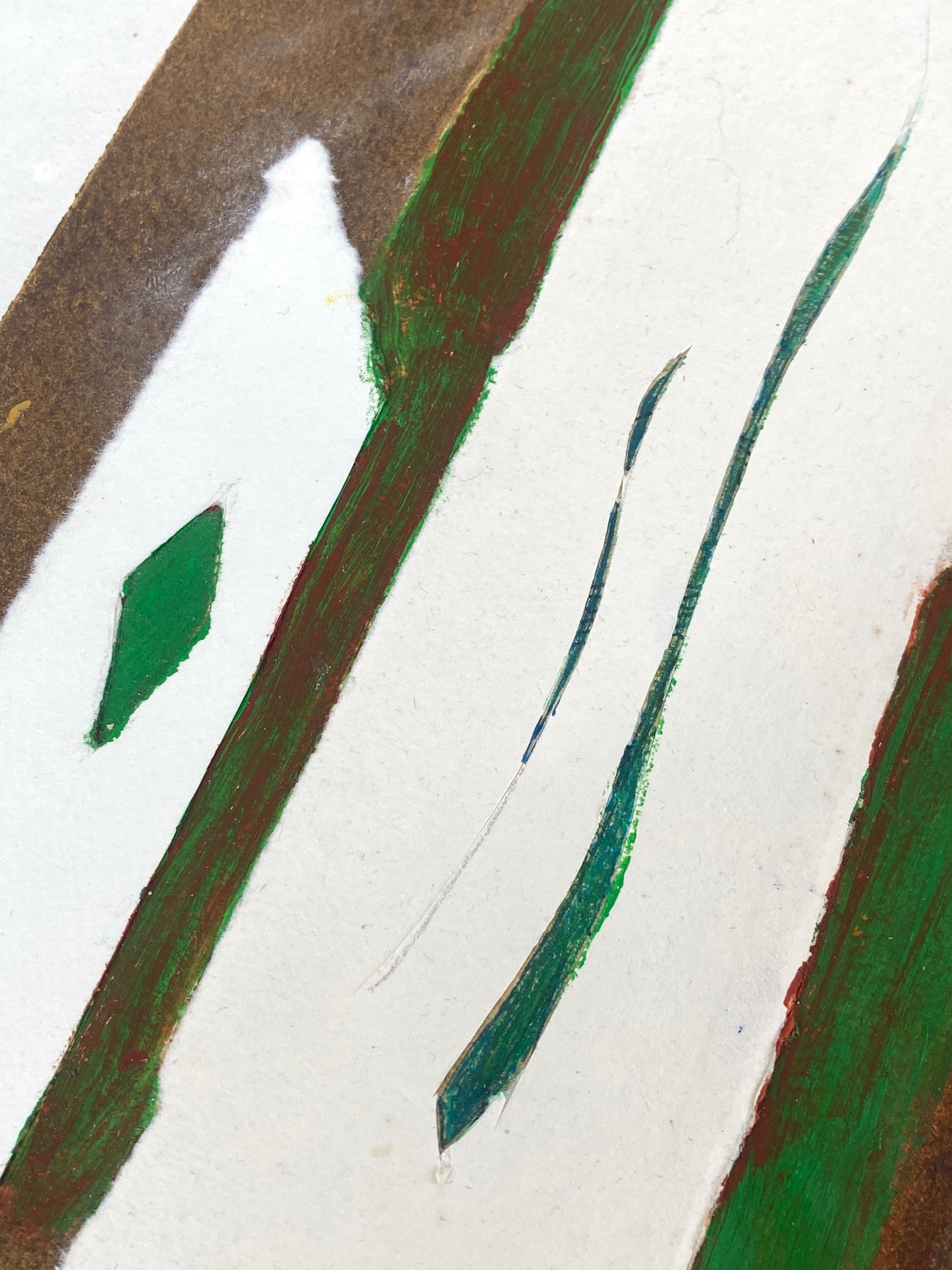 Moderne, signierte Aquatinta-Radierung und Collage aus dem Jahr 2004