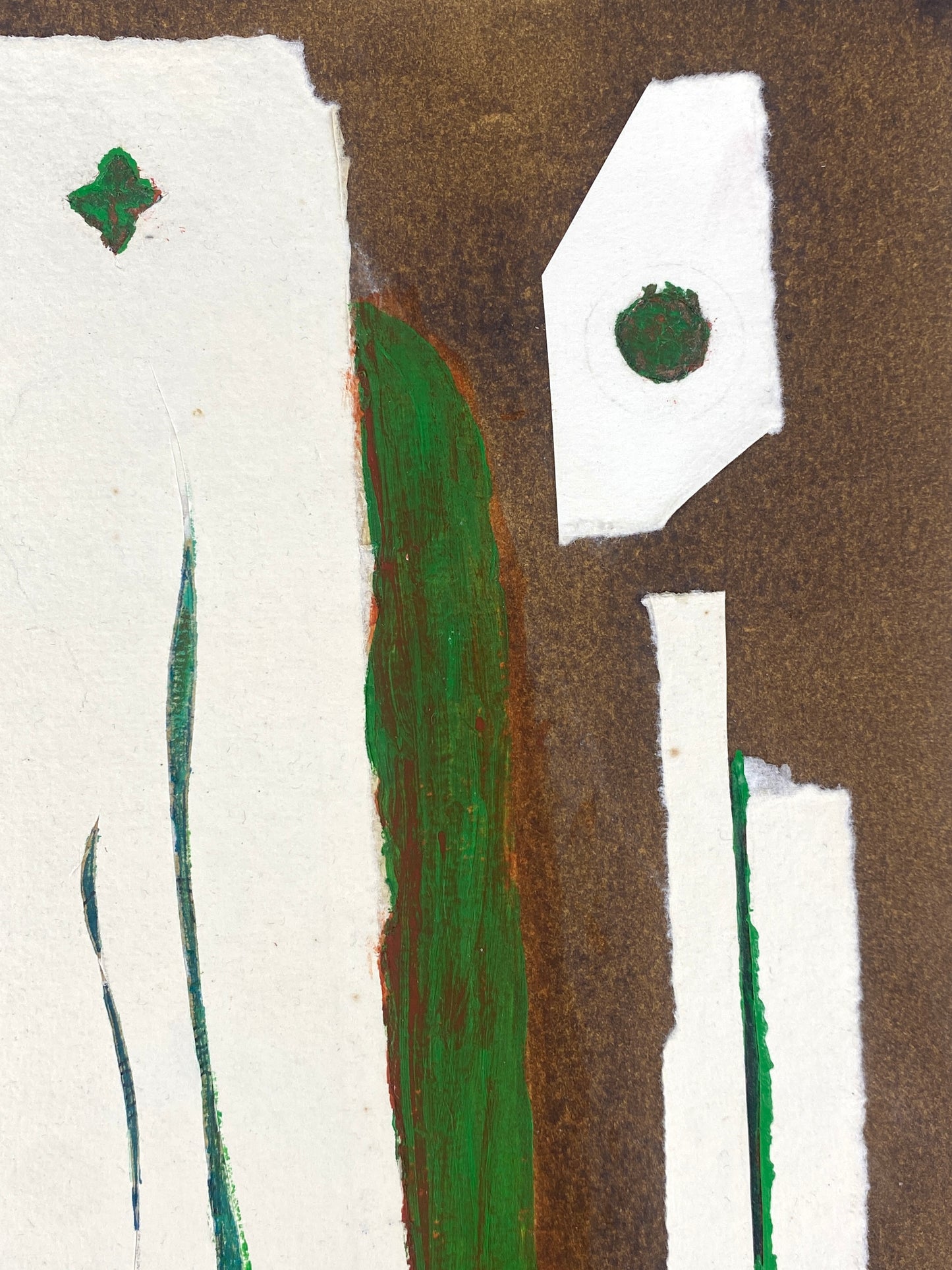 Moderne, signierte Aquatinta-Radierung und Collage aus dem Jahr 2004