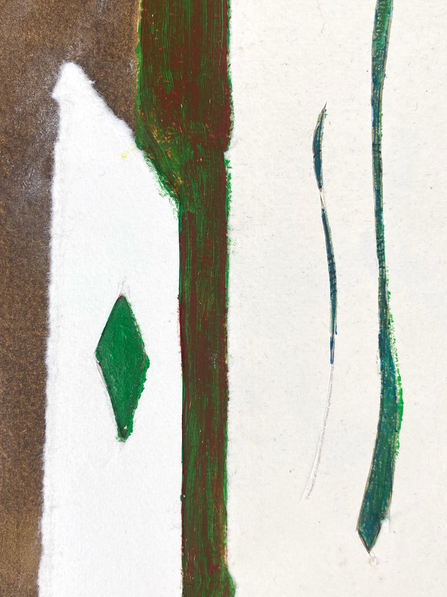 Moderne, signierte Aquatinta-Radierung und Collage aus dem Jahr 2004