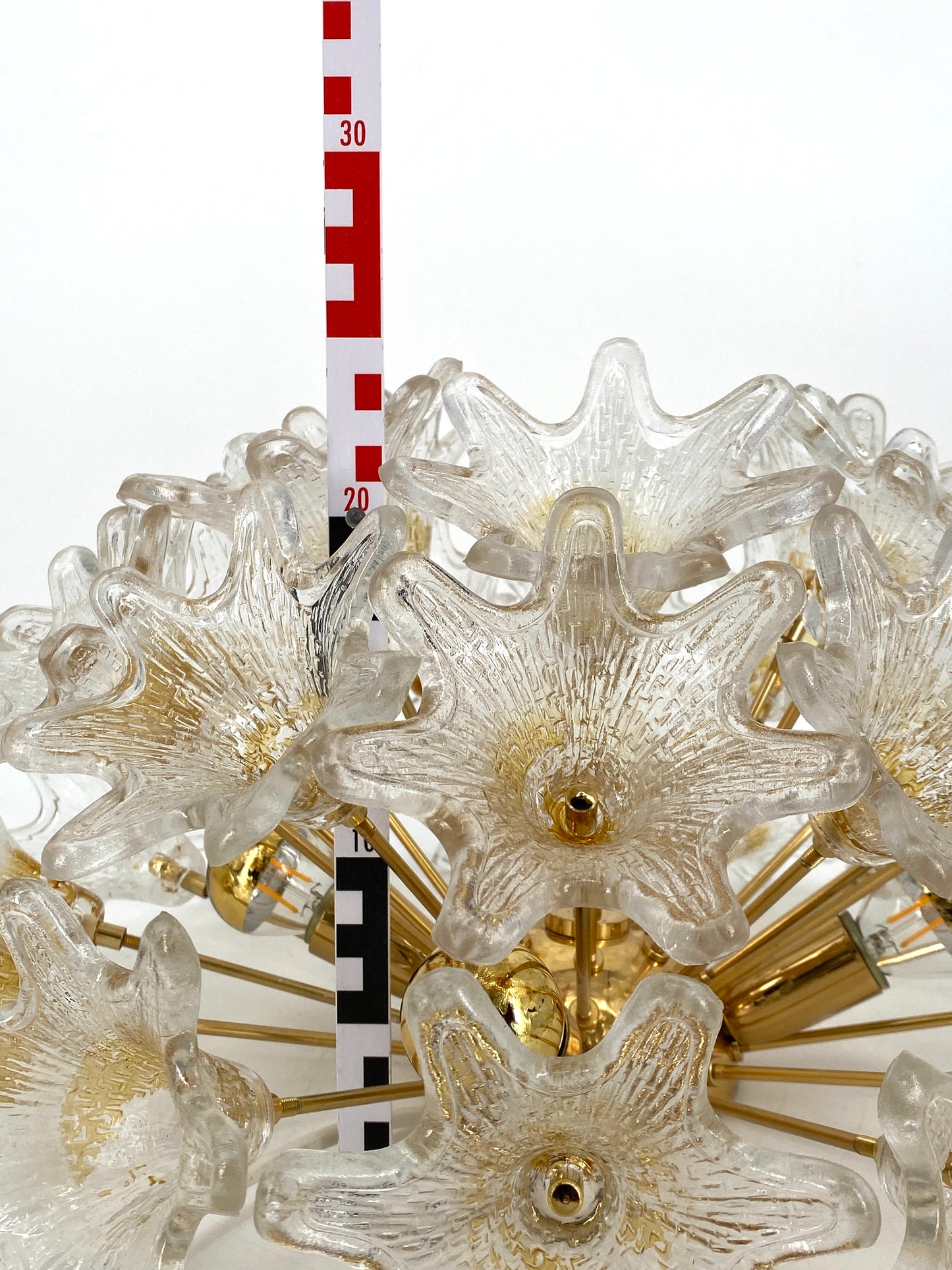 Attraktive Deckenlampe von Paolo Venini für VeArt, Italien um 1960