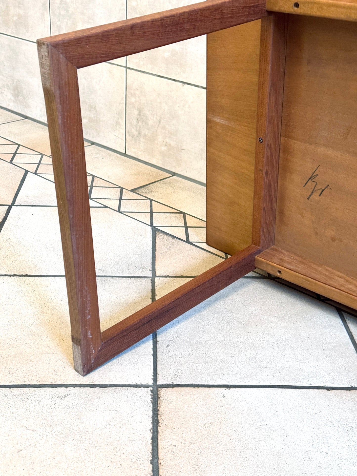 Wohnzimmertisch Teak, Mid-Century aus Odense/Dänemark